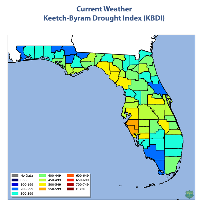 KBDI Map